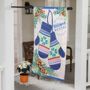 Winter Mittens Applique House Flag