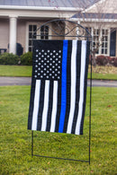 Thin Blue Line House Applique Flag
