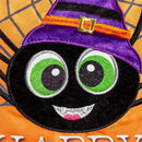 Happy Halloween Spiders  Applique House Flag