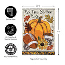 Tis' The Season Fall Applique Garden Flag_x000D_