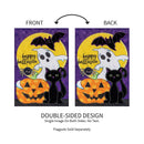 Halloween Friends Applique Garden Flag_x000D_