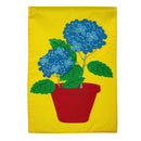 Hydrangea Basic Applique Garden Flag