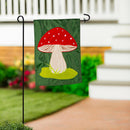 Mushroom Basic Applique Garden Flag