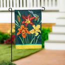 Daylilies Applique Garden Flag