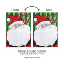 Ho Ho Ho Santa Applique Garden Flag