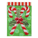 Candy Cane Christmas Applique Garden Flag