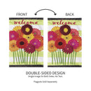 Gerbera Daisies Bouquet Applique Garden Flag