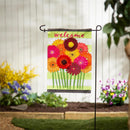 Gerbera Daisies Bouquet Applique Garden Flag