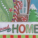 Gingerbread Home Sweet Home Applique Garden Flag
