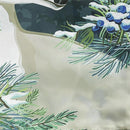 Woodland Deer Welcome Applique Garden Flag