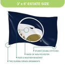 Georgia Southern Single Sided Flag w/ 2 Grommets, 3'x5'