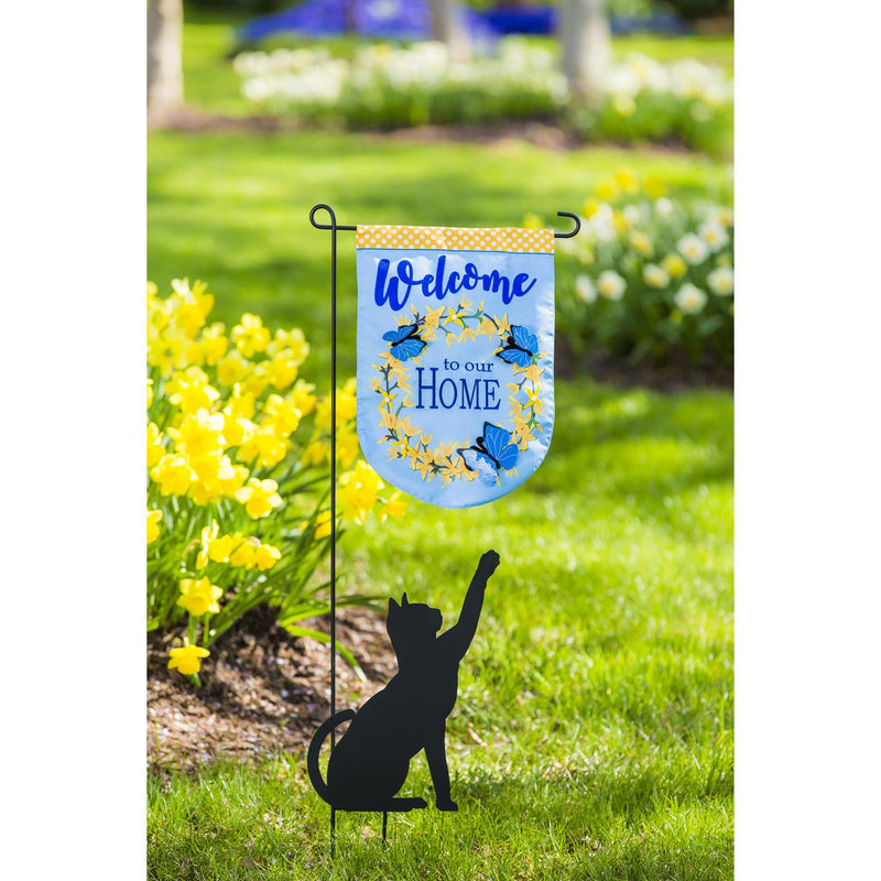 Cat Garden Flag Stand