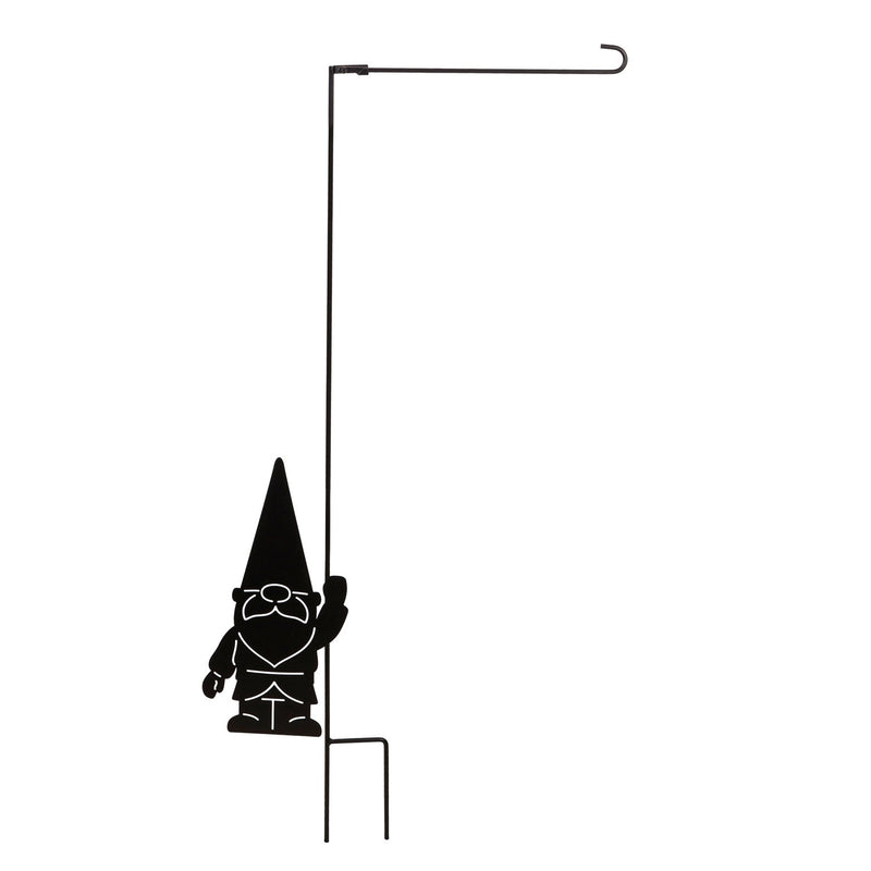 Gnome Laser Cut Garden Flag Stand,20154