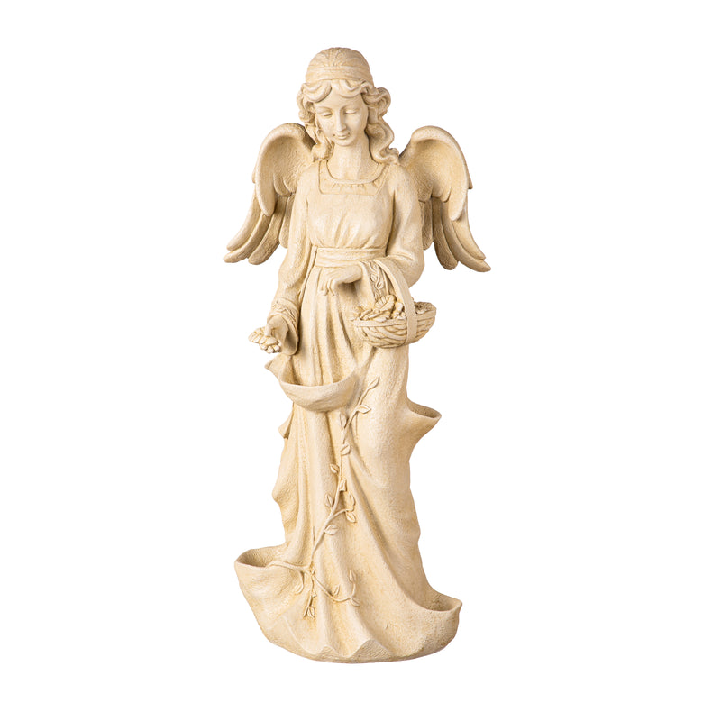 Evergreen Statuary,Spreading Love Angel Statuary,14.17x30.98x11.42 Inches