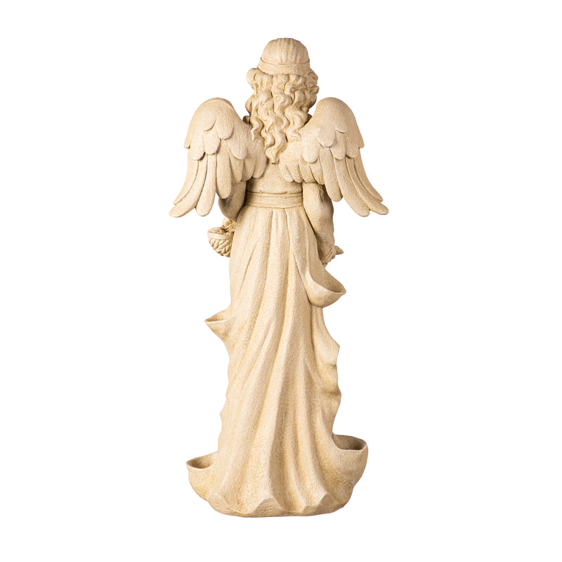 Evergreen Statuary,Spreading Love Angel Statuary,14.17x30.98x11.42 Inches