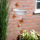 Garden of Wonder Birdbath, Metal Staked Butterfly