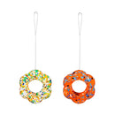 What She Shed Bird Feeder, Art Glass Hanging Petal Shaped