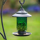 Glass & Metal Bird Feeder, 3 ASST