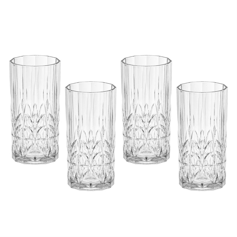 Shatterproof High Tumbler, Set of 4, Gift Box
