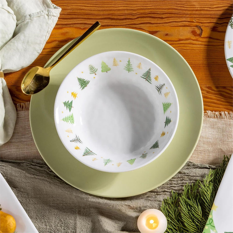 Shades of Green Bowls Melamine Bowl, 7.5"