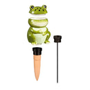 All-In-One Ceramic Fruit Fly/Fungus Gnat Trap with Watering Globe Gift Set, Frog