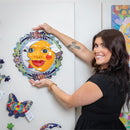 Terracotta Sun Face Wall Art