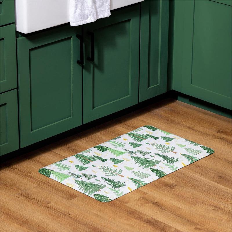 Shades of Green Kitchen Mat Anti-Fatigue Mats, 30" x 18"
