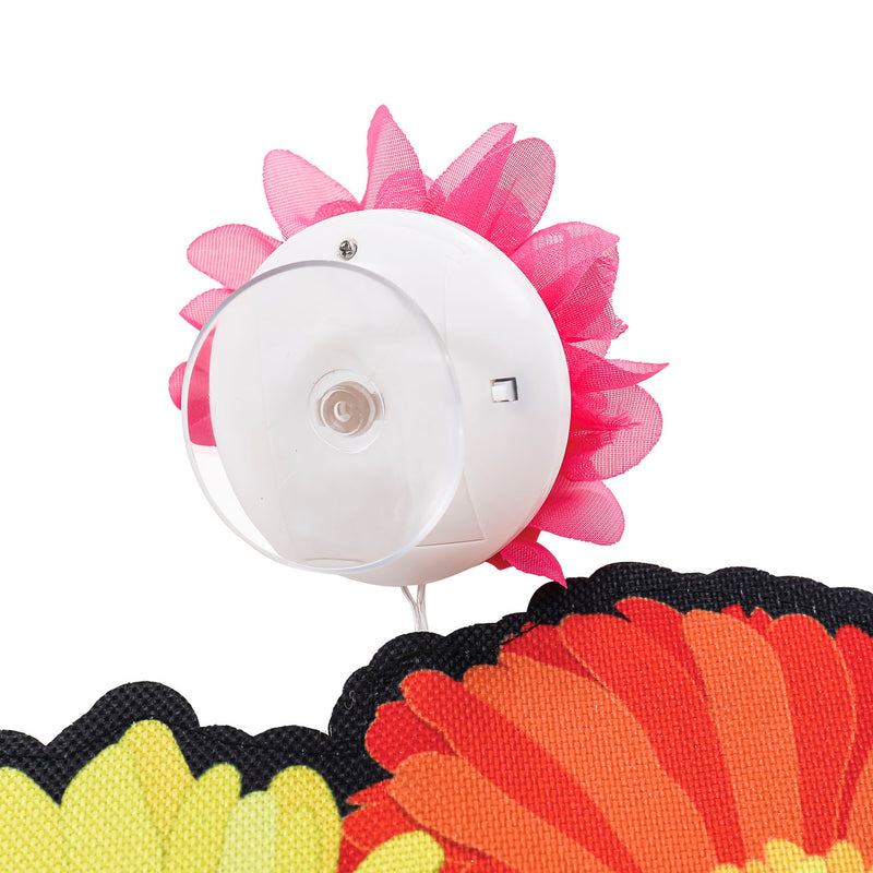 Gerbera Daisy Trio LED Window Décor,2ddw2251