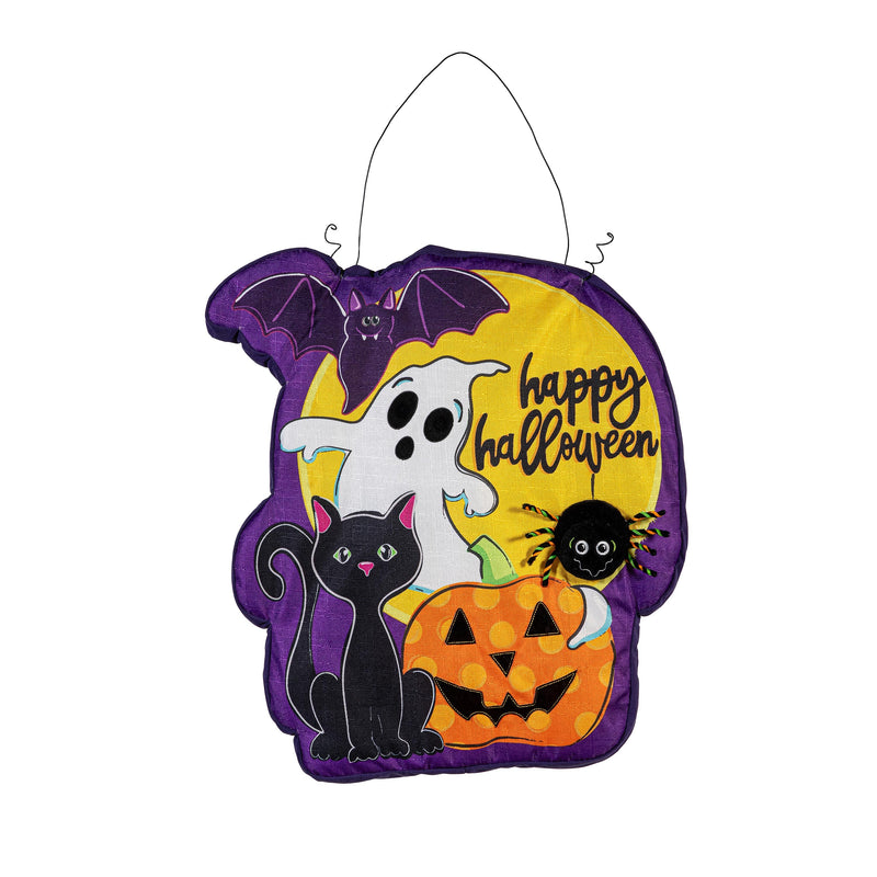 Halloween Friends Lighted Estate Door Decor