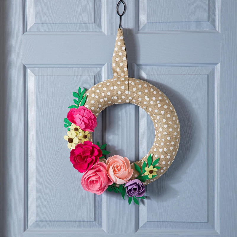 Wrapped Wreath Door Décor
