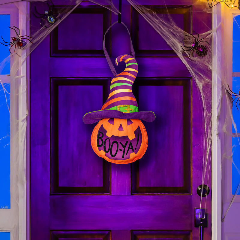 Witch Hat Door Decor, Boo-Ya