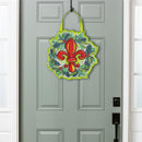 Holiday Fleur De Lis Door Decor