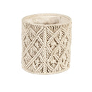 Nesting Macrame Fabric Planters, Set of 2