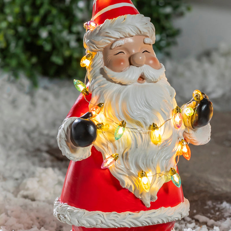 Santa with LED String Lights,2la2379