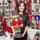 Joyful Traditions Garden Statue, LED Acrylic Statue, Nutcracker, 16"H