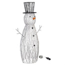 Season to Sparkle Garden Statue, Acrylic LED Statue, Snowman 40"H