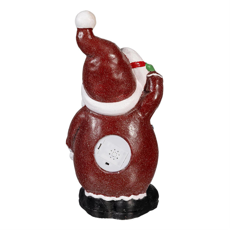 Baking Spirits Bright Garden  Statue, Resin LED Statue, Santa, 16"H