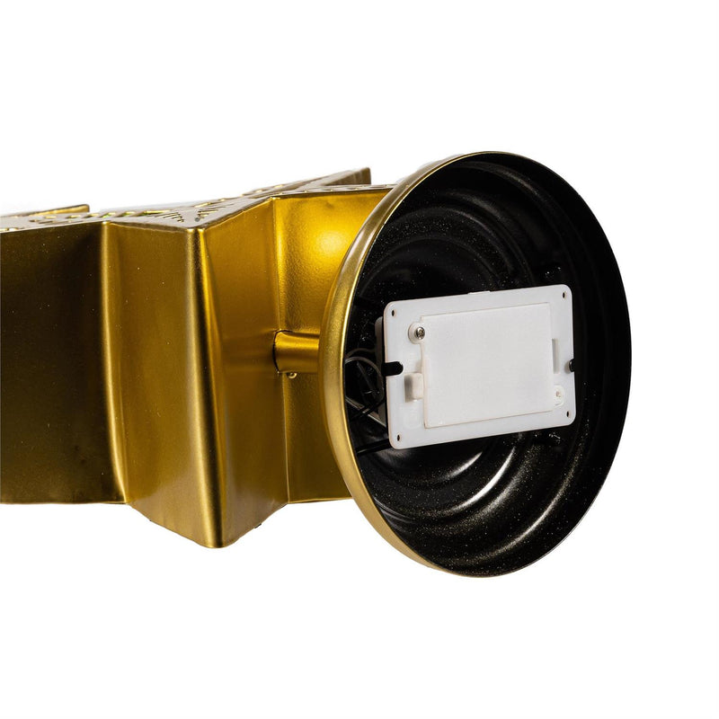 Season to Sparkle Garden Statue, LED RGB Color Changing Statue, Stacked Star, 14"H