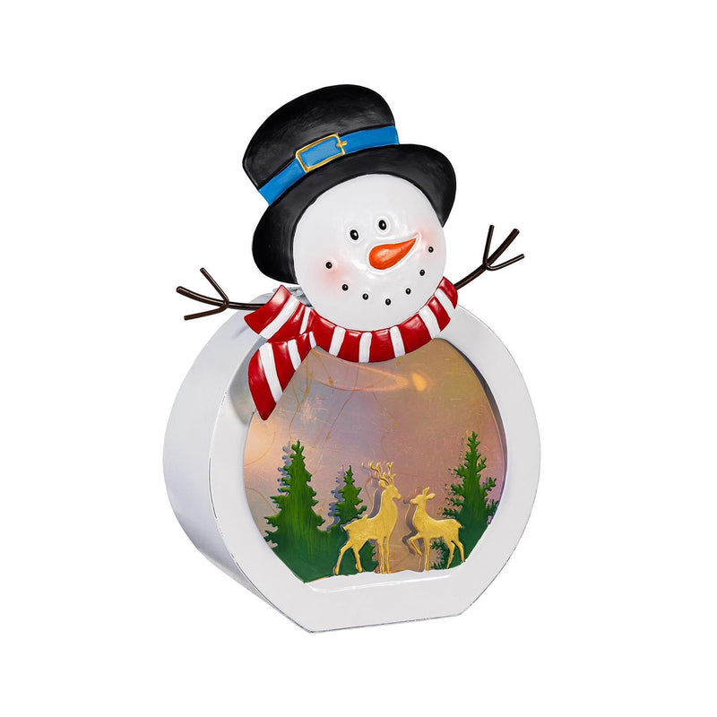 Season to Sparkle Garden Statue, LED RGB Color Changing Statue, Holiday Cheer, 12"H, Asst of 2