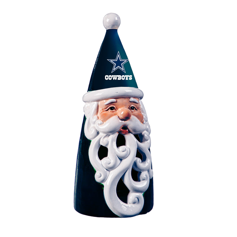 Dallas Cowboys Santa LED Statuary, 8"