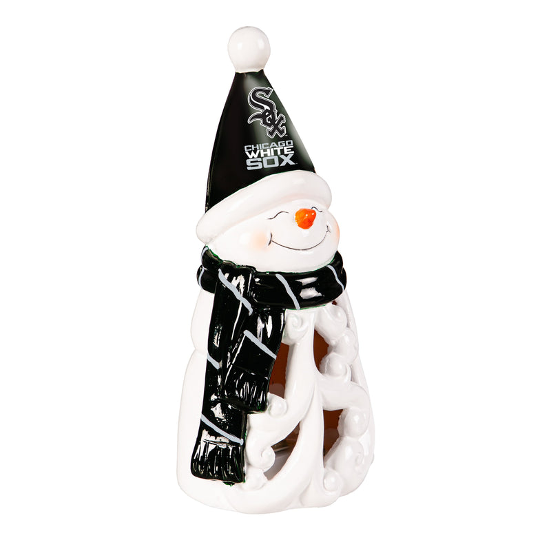 Chicago White Sox Snowman LED Statuary, 8"