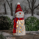 St Louis Cardinals Snowman LED Statuary, 26"