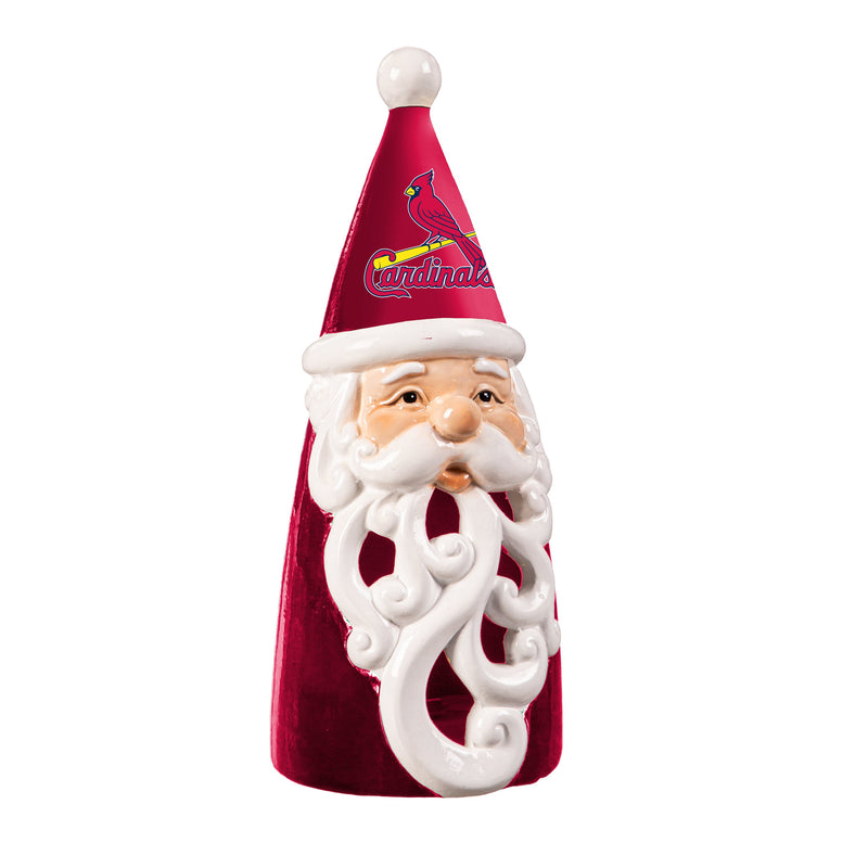 St Louis Cardinals Santa LED Statuary, 8"