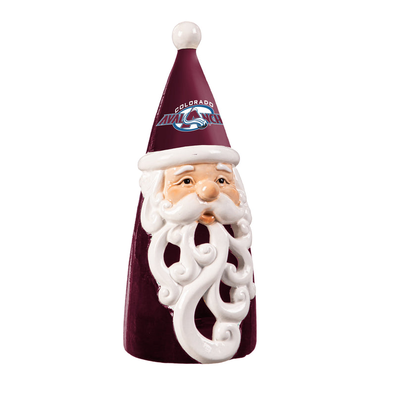 Colorado Avalanche Santa LED Statuary, 8"