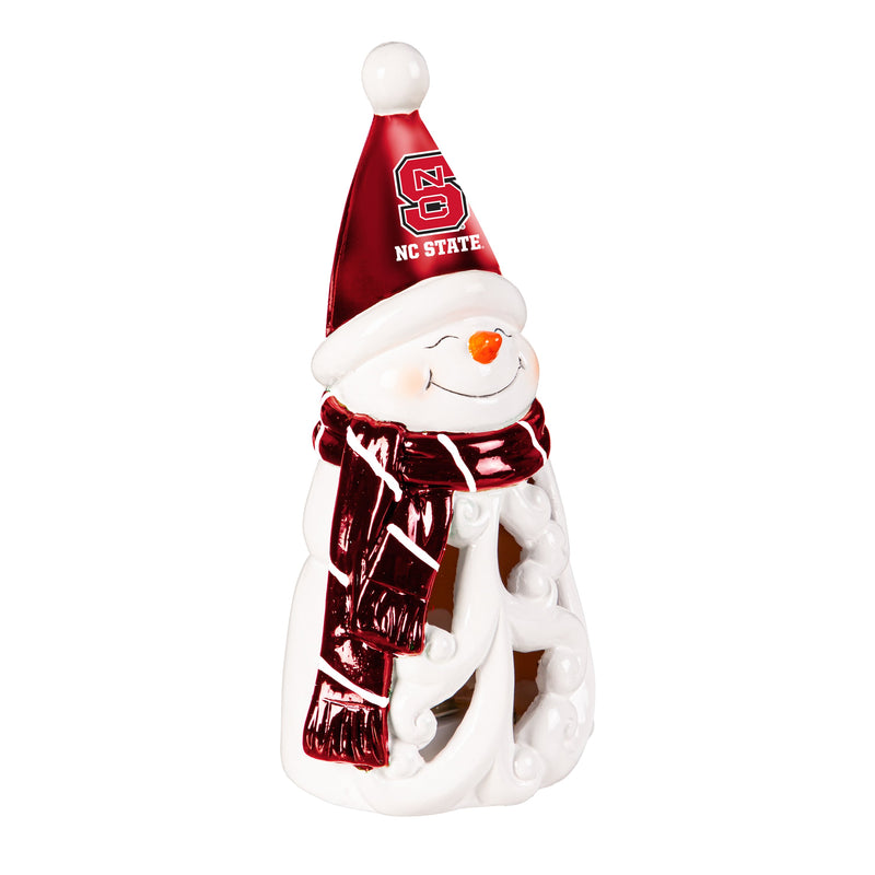 North Carolina State University Snowman LED Statuary, 8"