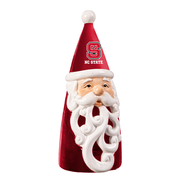 North Carolina State University Santa LED Statuary, 8"