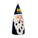 University Of Michigan Santa LED Statuary, 8"