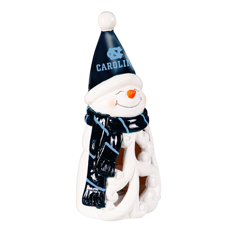 University of North Carolina Snowman LED Statuary, 8"