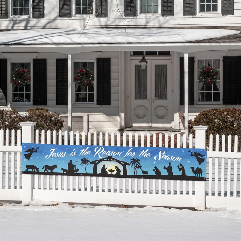 Jesus Is The Reason Fence Banner