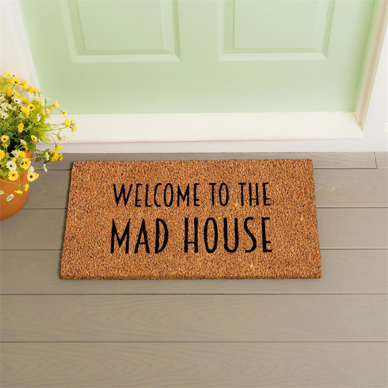 Welcome to the Mad House Coir Mat